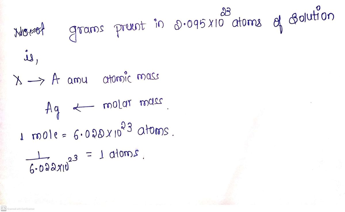 Chemistry homework question answer, step 1, image 1